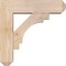 Ekena Millwork Merced Craftsman Smooth Bracket w/ Offset Brace, Douglas Fir, 5 1/2"W x 18"D x 18"H BKT0604X18X18MRC04SDF - alternate 3